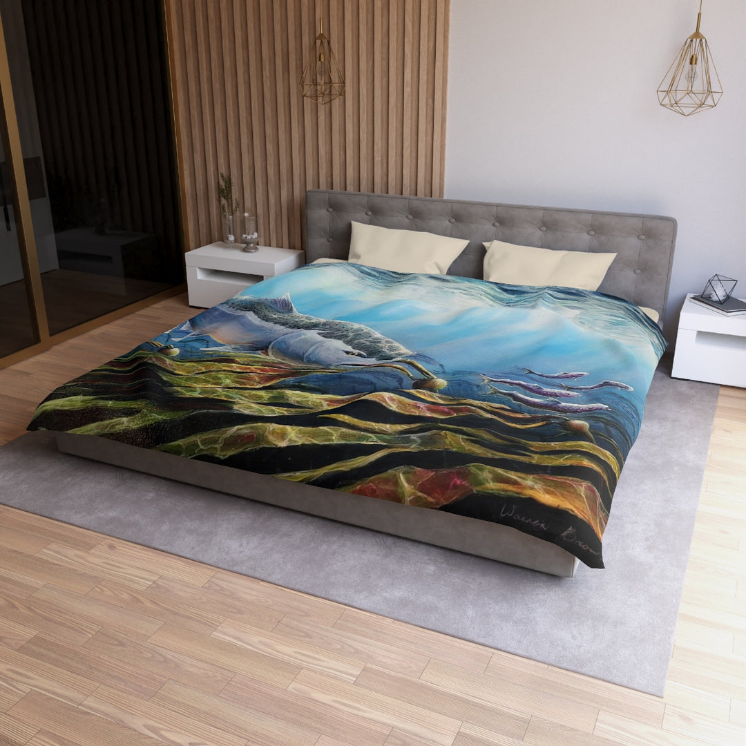 Hunters of the Forest - Microfiber Duvet Cover