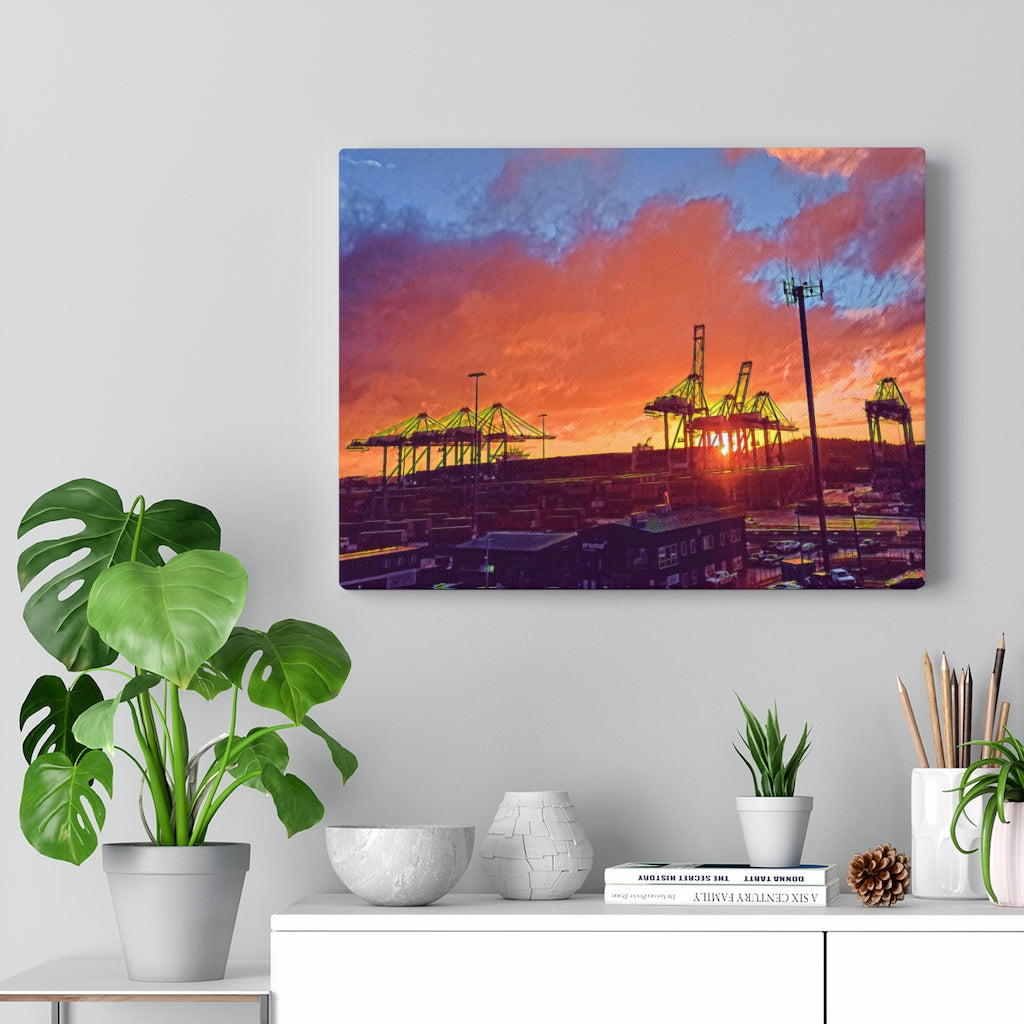 Dp Sunset Canvas Print