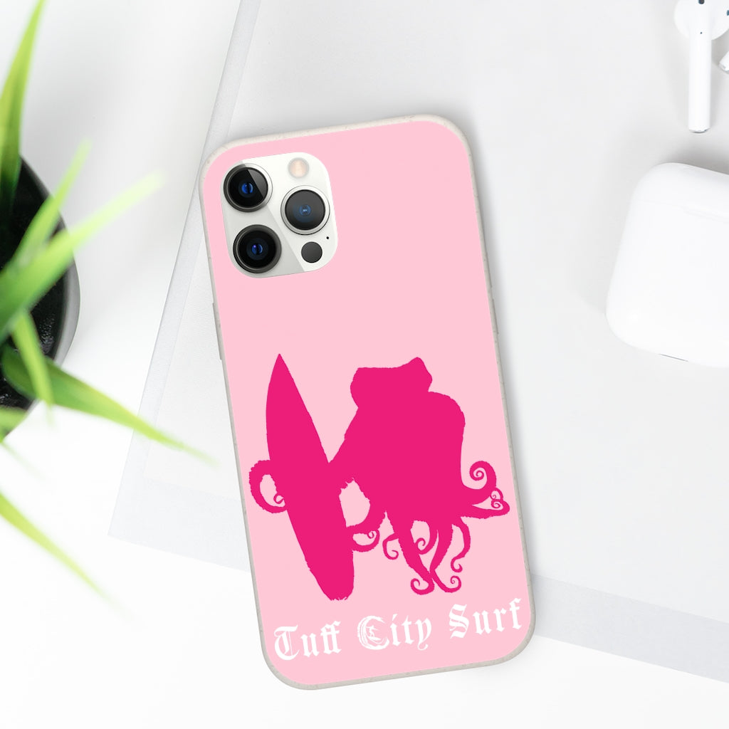 Pink Tuff City Surf Biodegradable Case