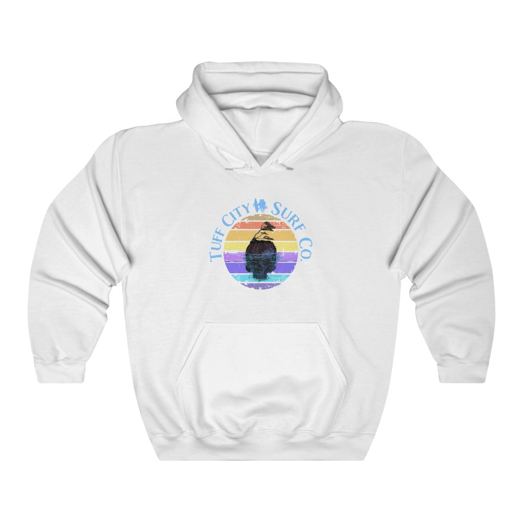 Tuff City Surf Skull island Hoodie