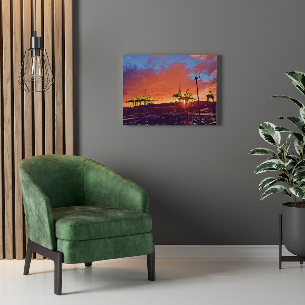 Dp Sunset Canvas Print