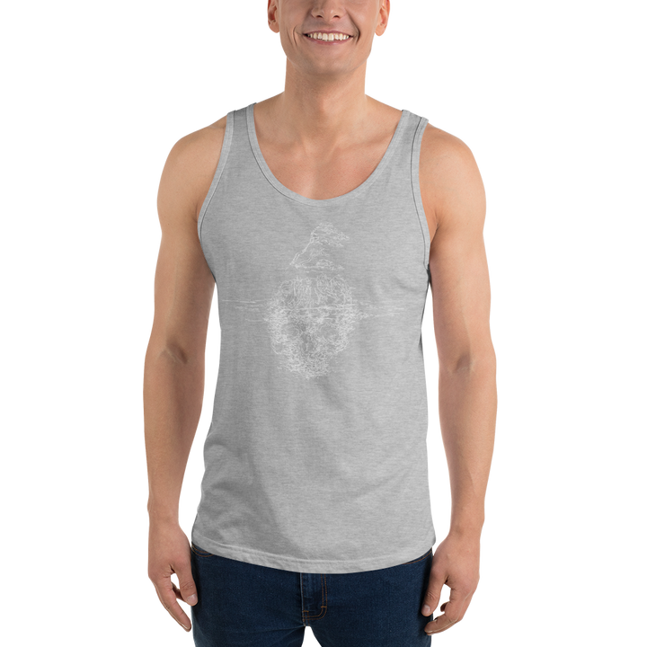 Tuff City Skull light Unisex Tank Top