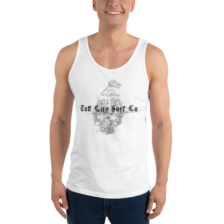 Tuff City Skull Dark Unisex Tank Top