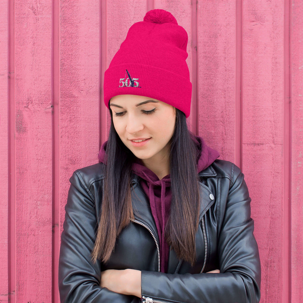 505 Topside Pom-Pom Beanie