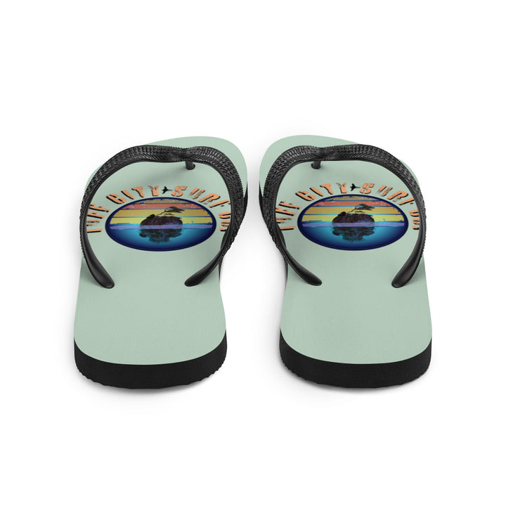 Tuff City Skull Flip-Flops