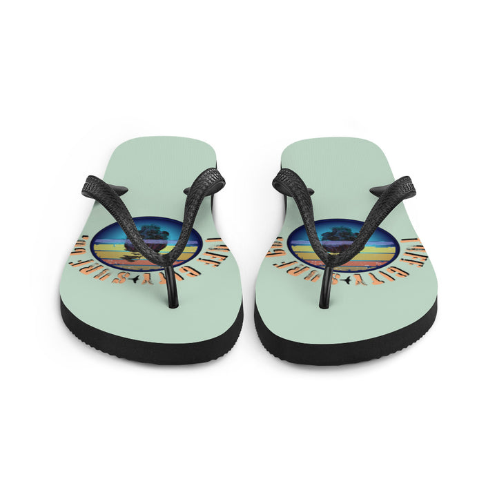 Tuff City Skull Flip-Flops