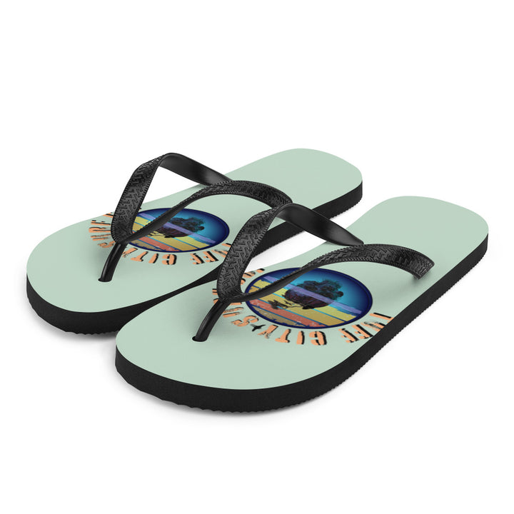 Tuff City Skull Flip-Flops