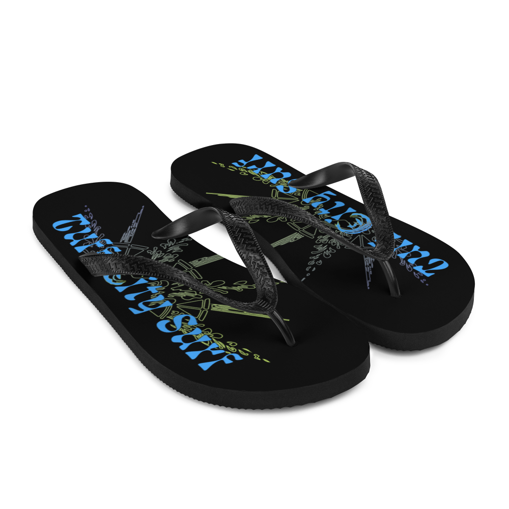 Tuff City Surf Dark Flip-Flops