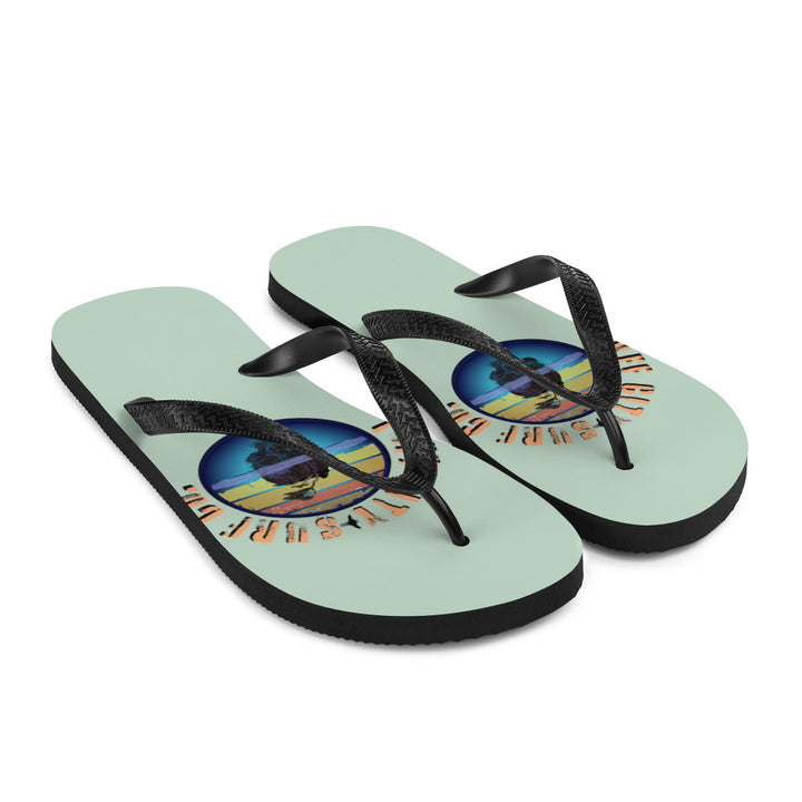 Tuff City Skull Flip-Flops