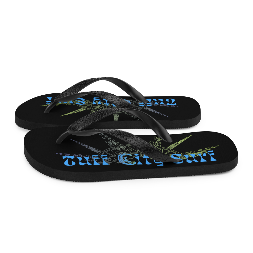 Tuff City Surf Dark Flip-Flops