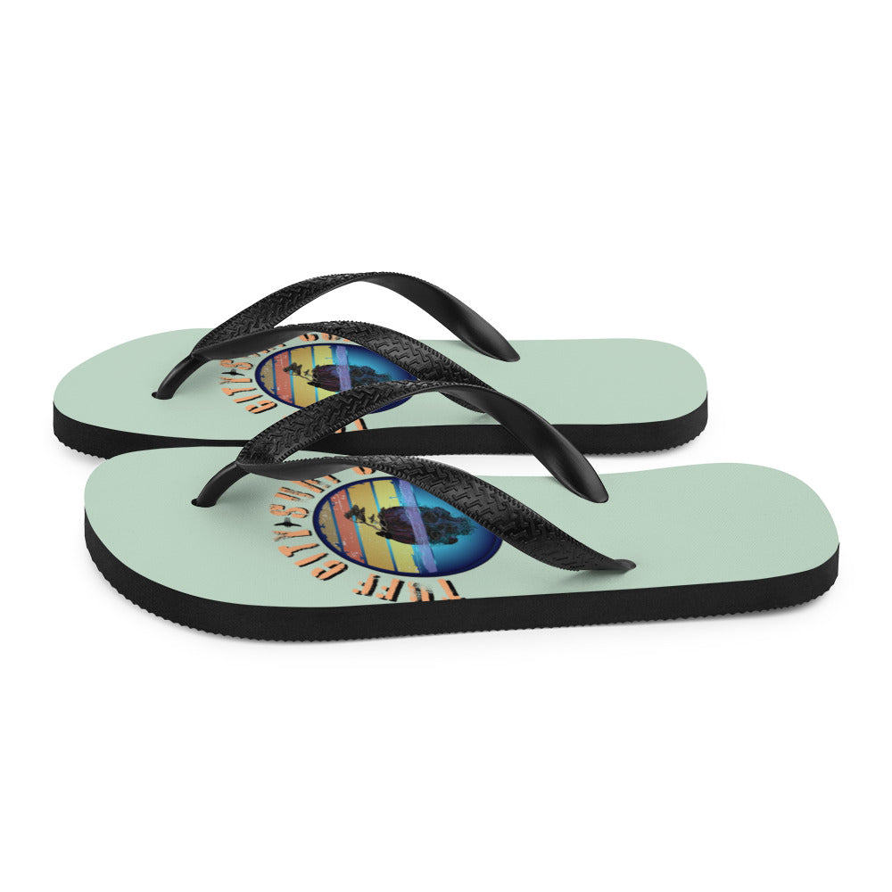 Tuff City Skull Flip-Flops