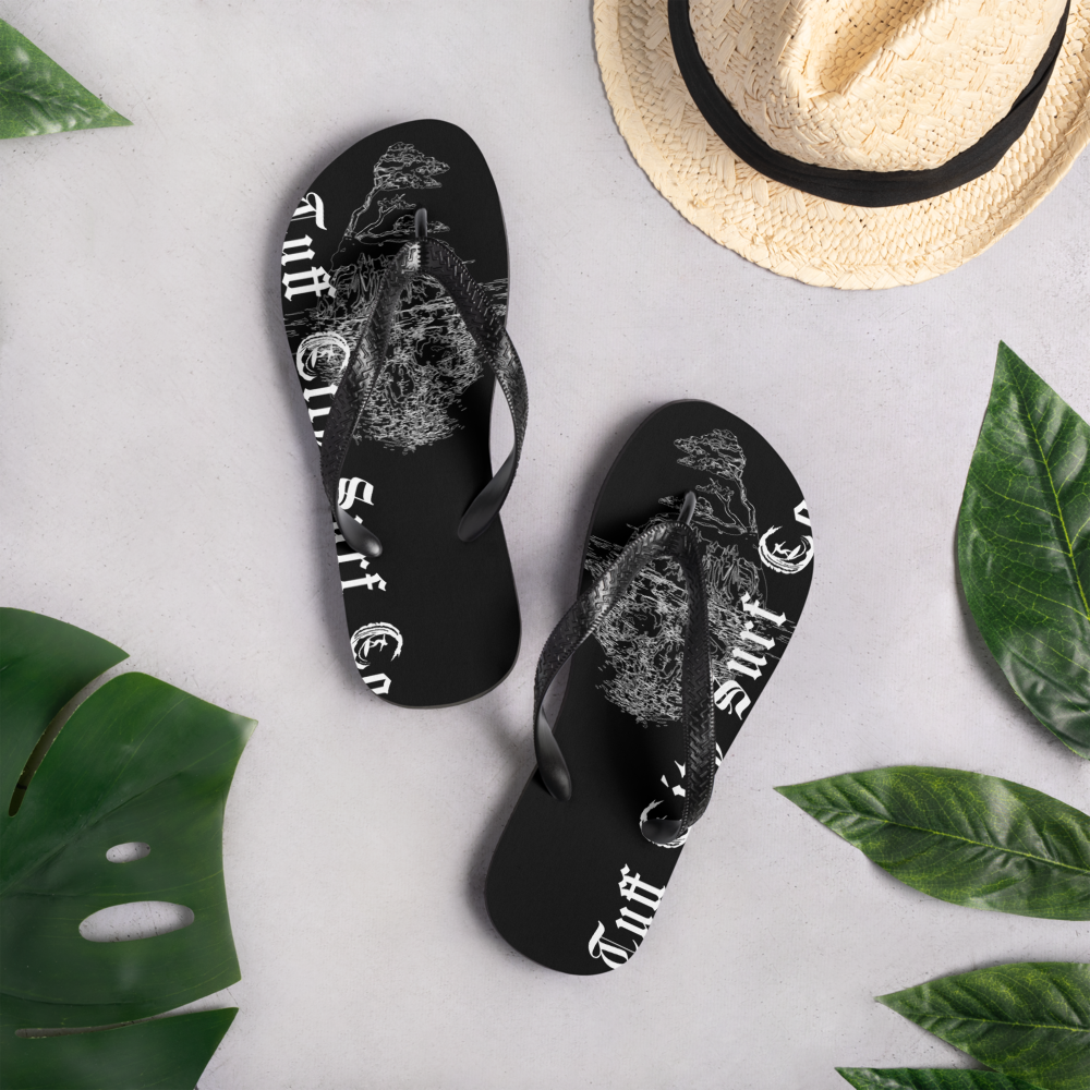 Tuff Island Skull Flip-Flops