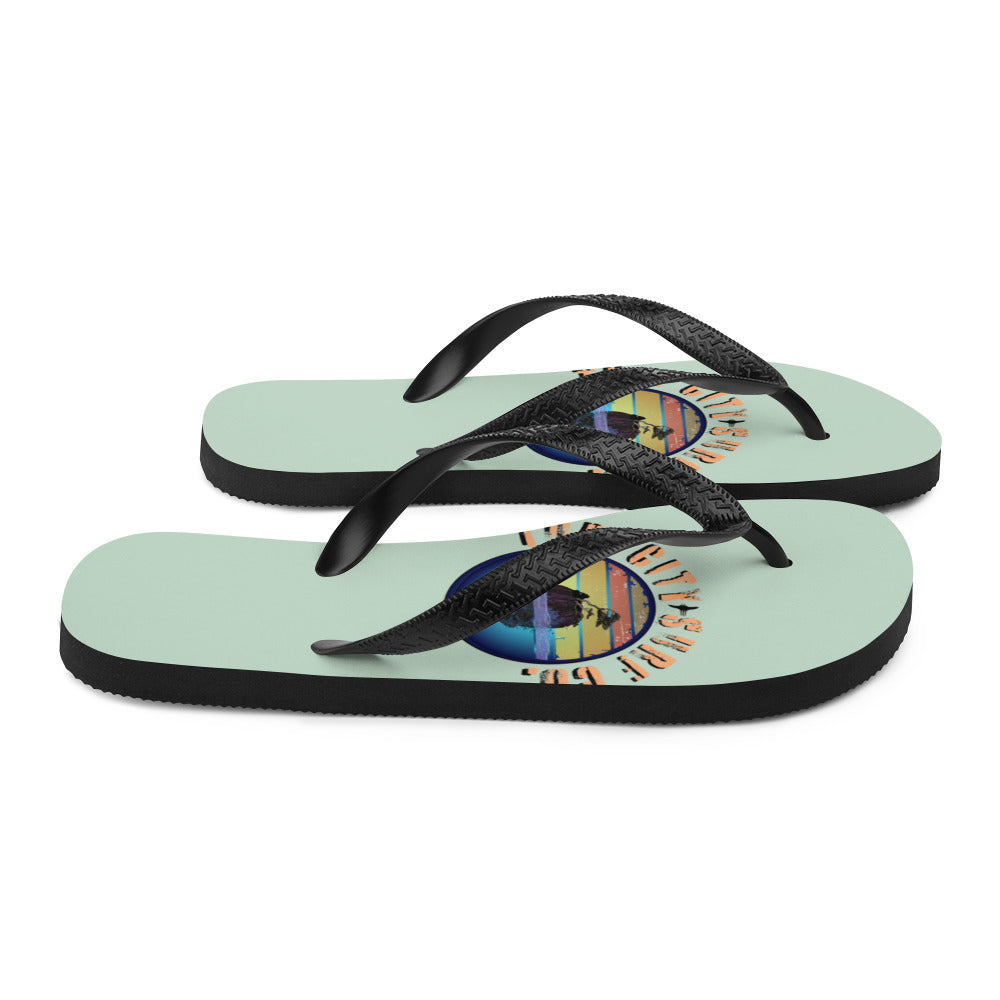 Tuff City Skull Flip-Flops