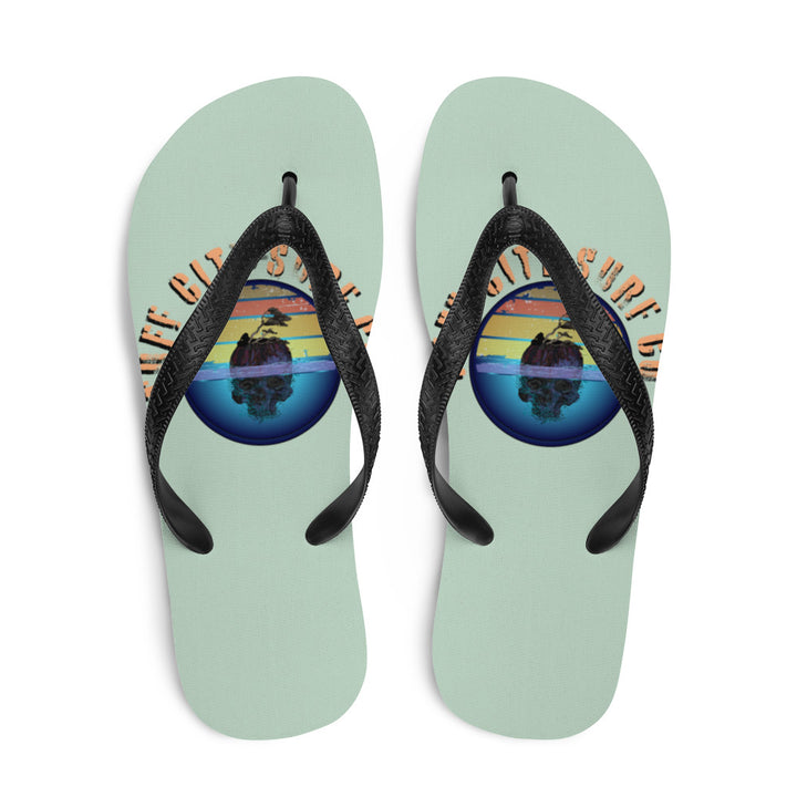 Tuff City Skull Flip-Flops