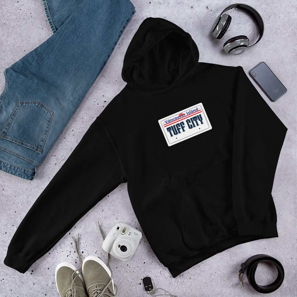 Tuff City Licence Plate Unisex Hoodie