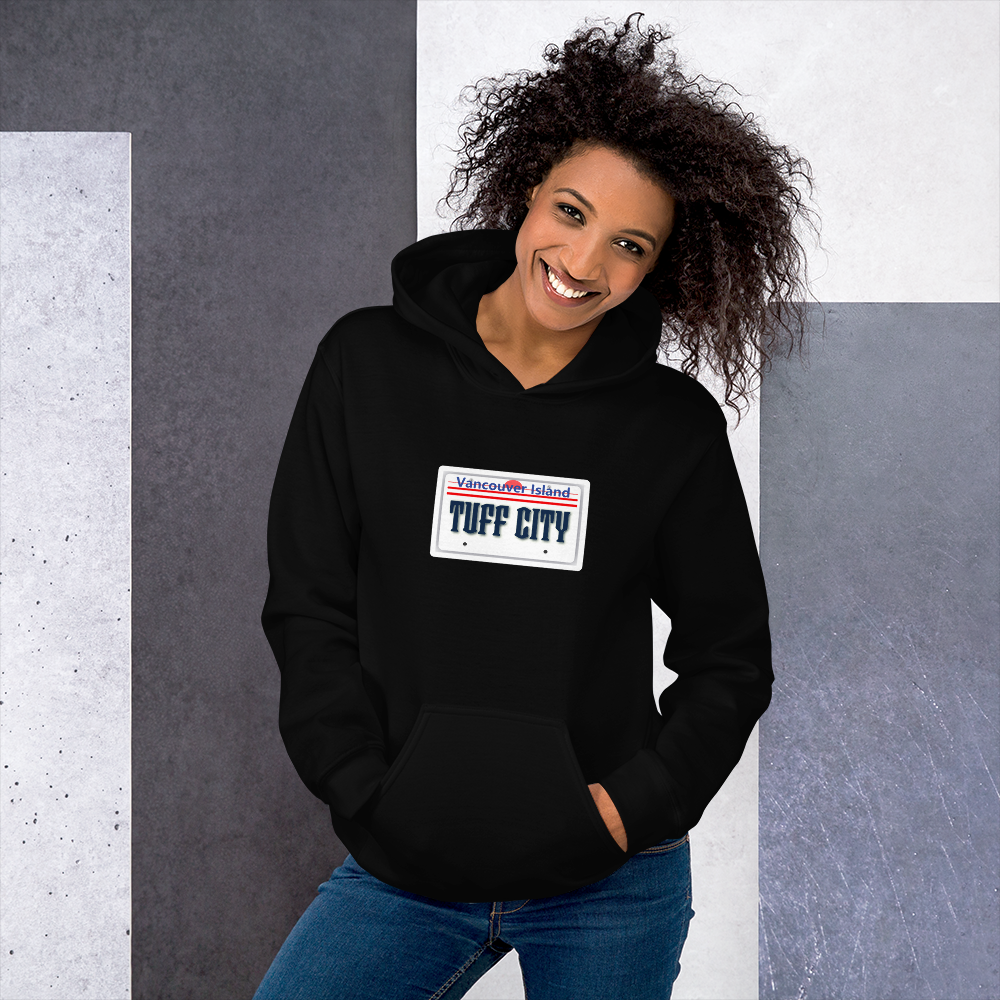 Tuff City Licence Plate Unisex Hoodie