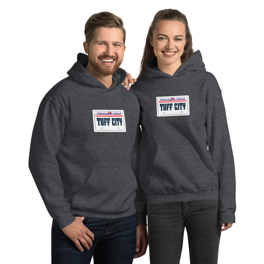 Tuff City Licence Plate Unisex Hoodie