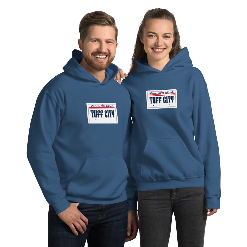 Tuff City Licence Plate Unisex Hoodie