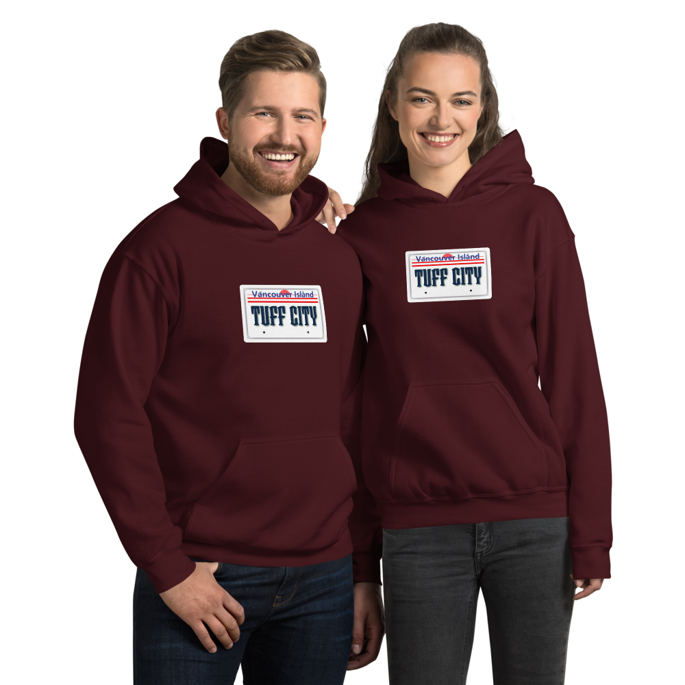 Tuff City Licence Plate Unisex Hoodie