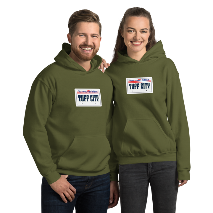 Tuff City Licence Plate Unisex Hoodie