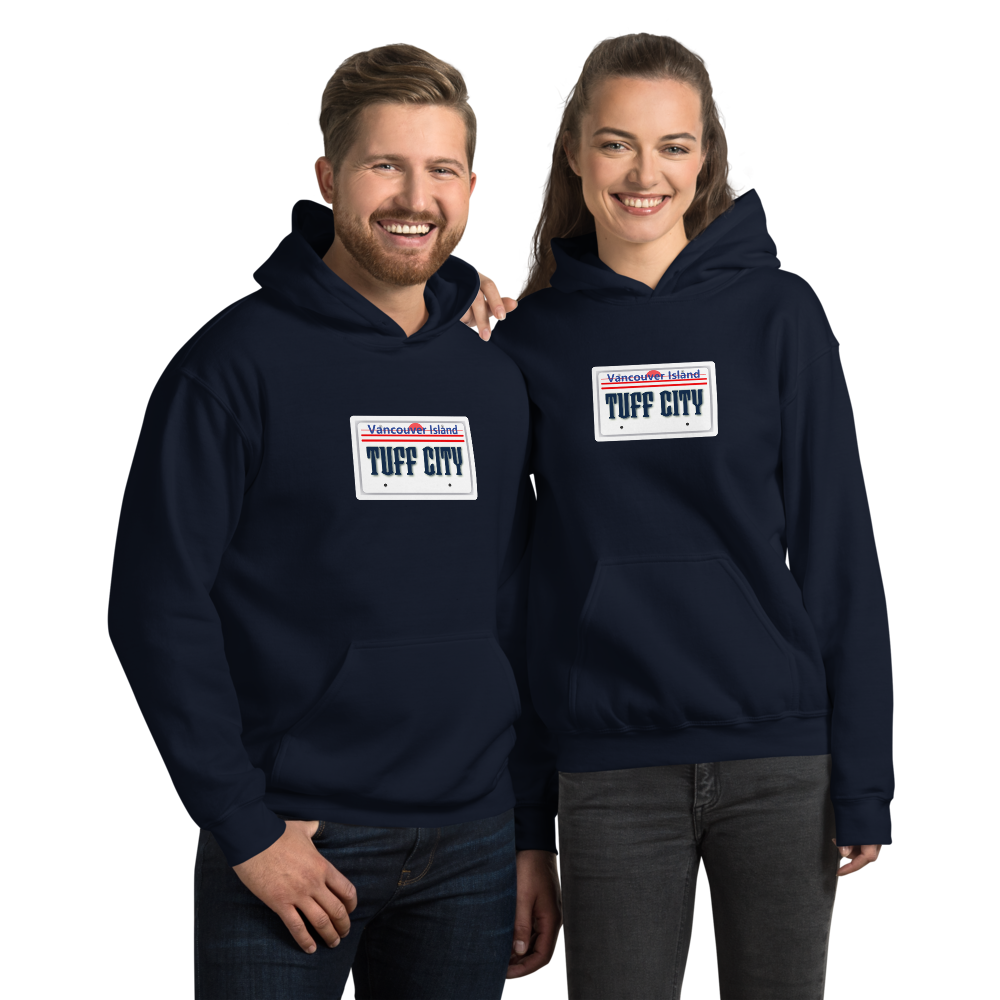 Tuff City Licence Plate Unisex Hoodie