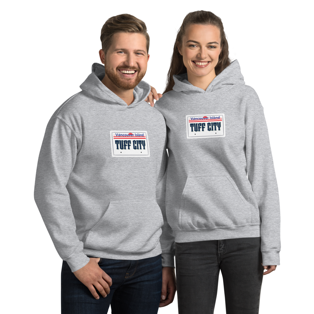 Tuff City Licence Plate Unisex Hoodie