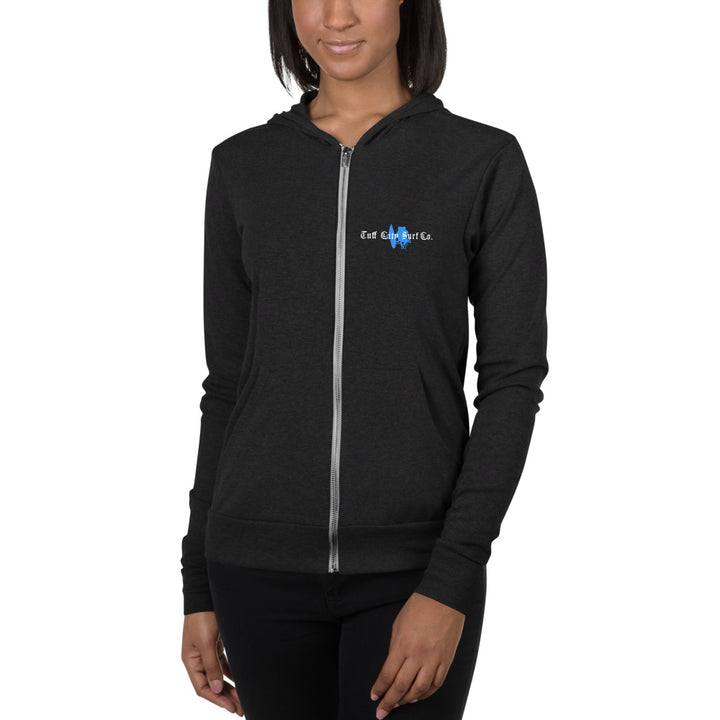 Tuff City Middle Beach Unisex zip hoodie