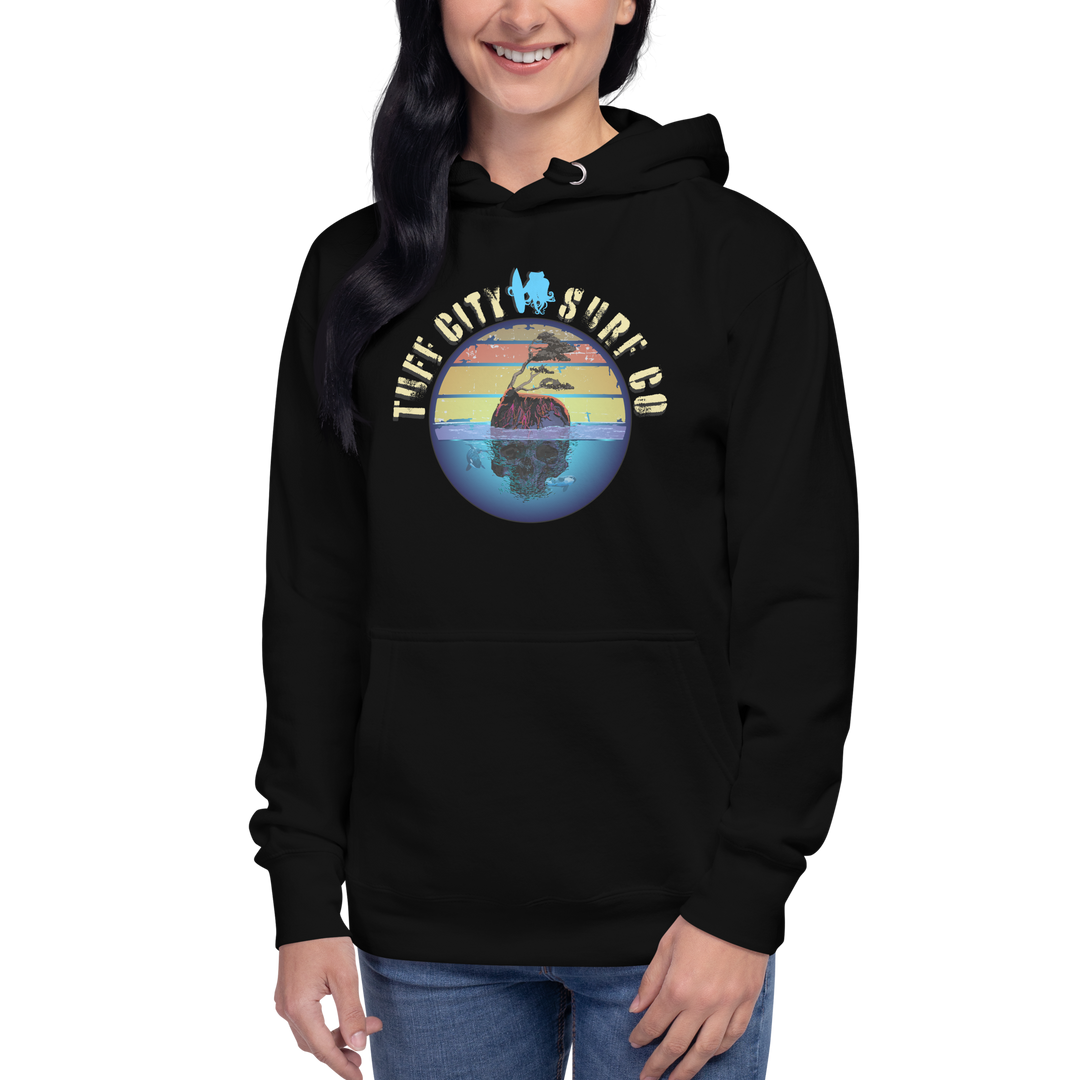 Tuff CIty Surf Skull island Unisex Hoodie