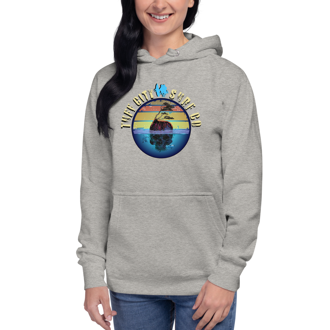 Tuff CIty Surf Skull island Unisex Hoodie