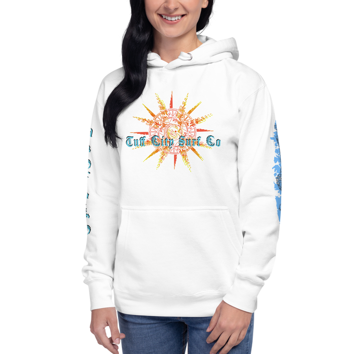 tuff city surf island Unisex Hoodie