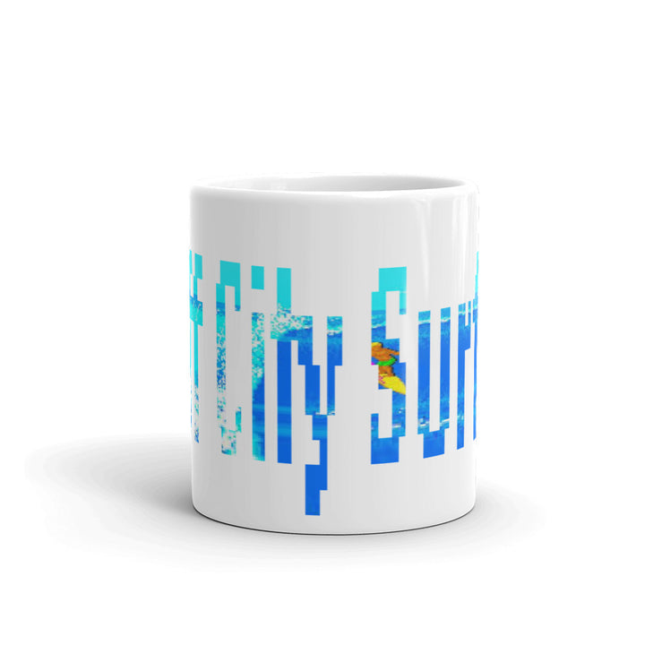 Tuff City Pixel  glossy mug