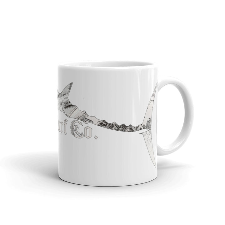 Tuff City Tuna White glossy mug