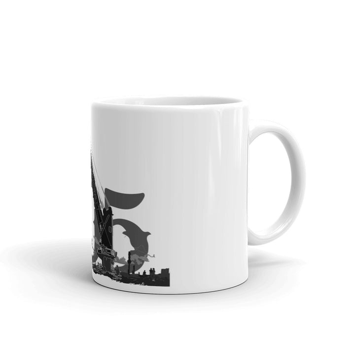 505 an hr White glossy mug