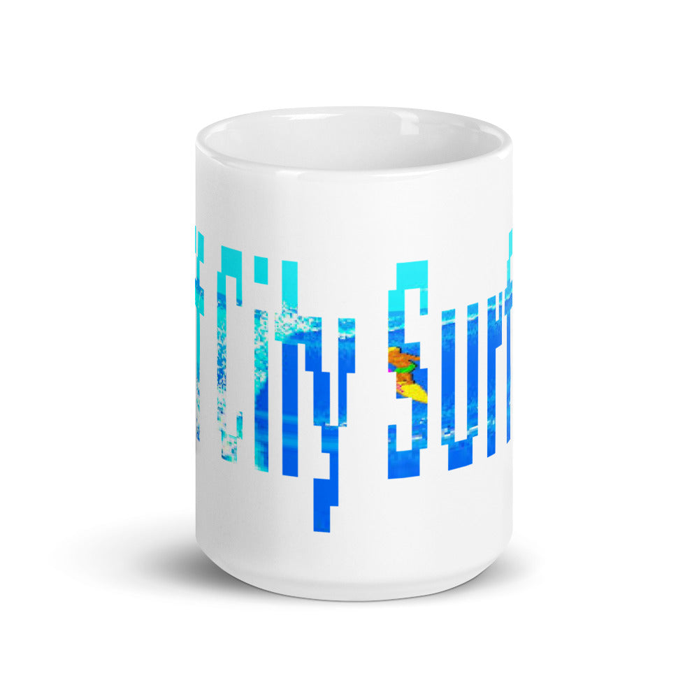 Tuff City Pixel  glossy mug