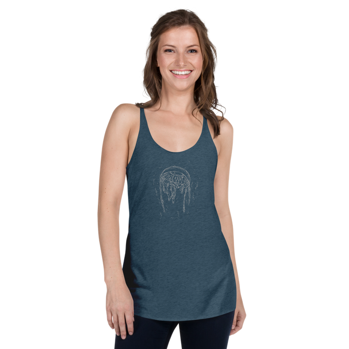 White Jellyfish Women's Racerback Tank