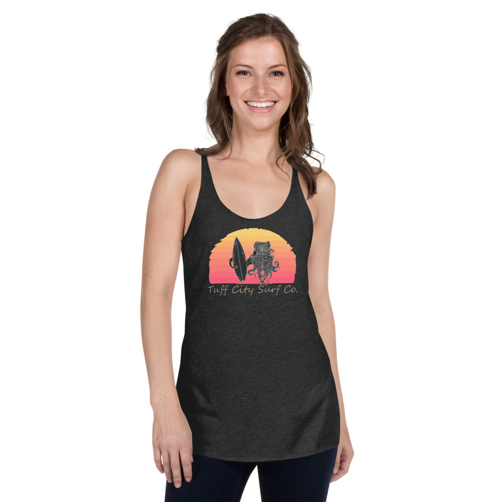 Octo Surf Women's Racerback Tank