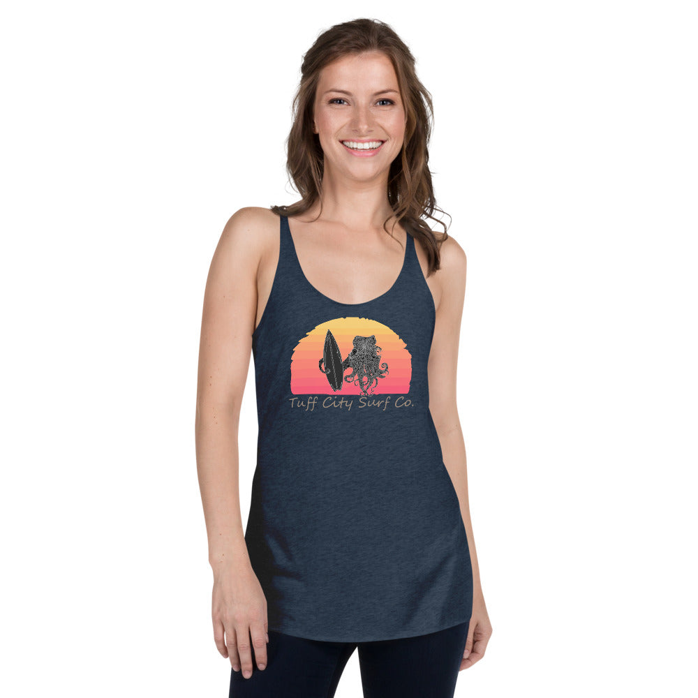Octo Surf Women's Racerback Tank