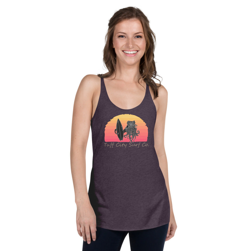 Octo Surf Women's Racerback Tank