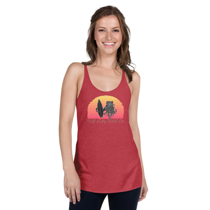 Octo Surf Women's Racerback Tank
